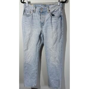 Levi's Vintage-Inspired Pale Blue Straight Jeans 27x30